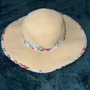 Floral sun hat